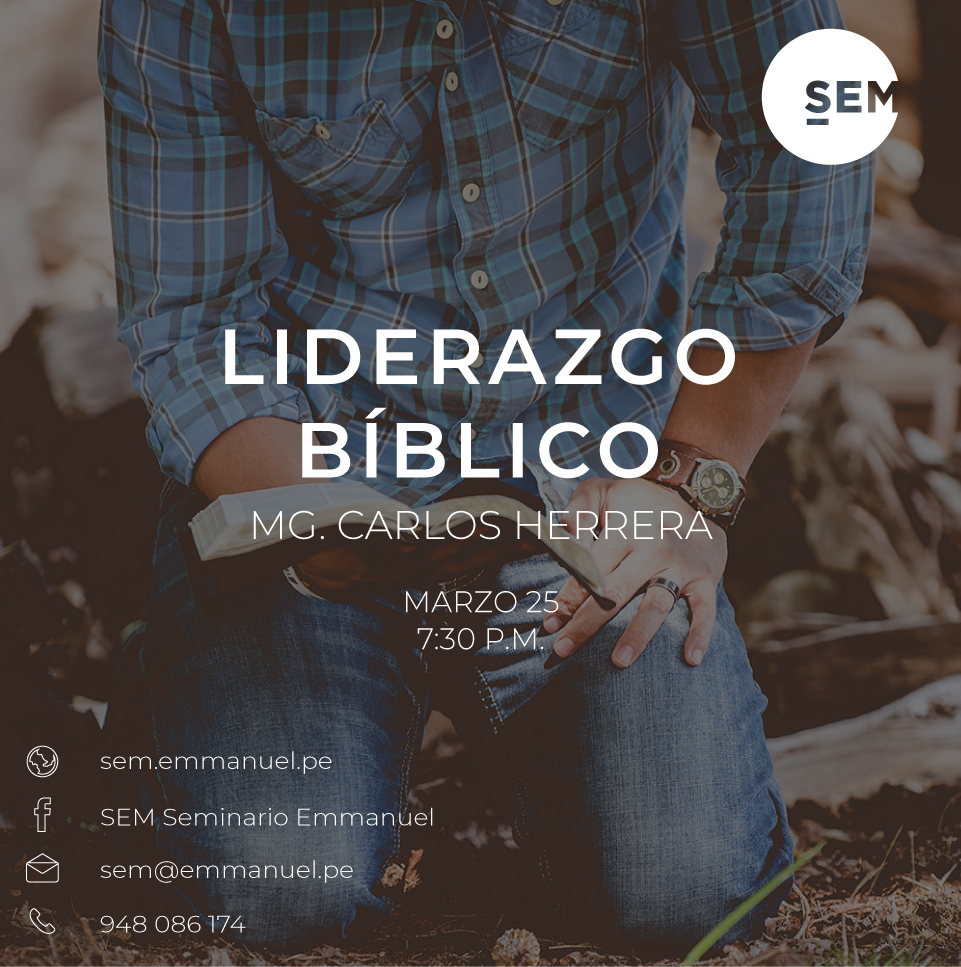 Liderazgo Bíblico | Cursos Emmanuel